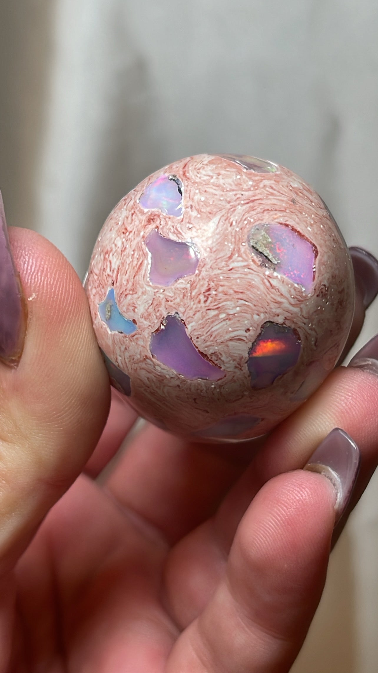 Mexican Fire Opal AAA Egg