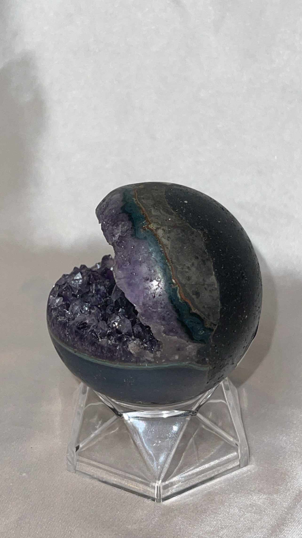 Amethyst High Grade Geode Sphere (62mm)