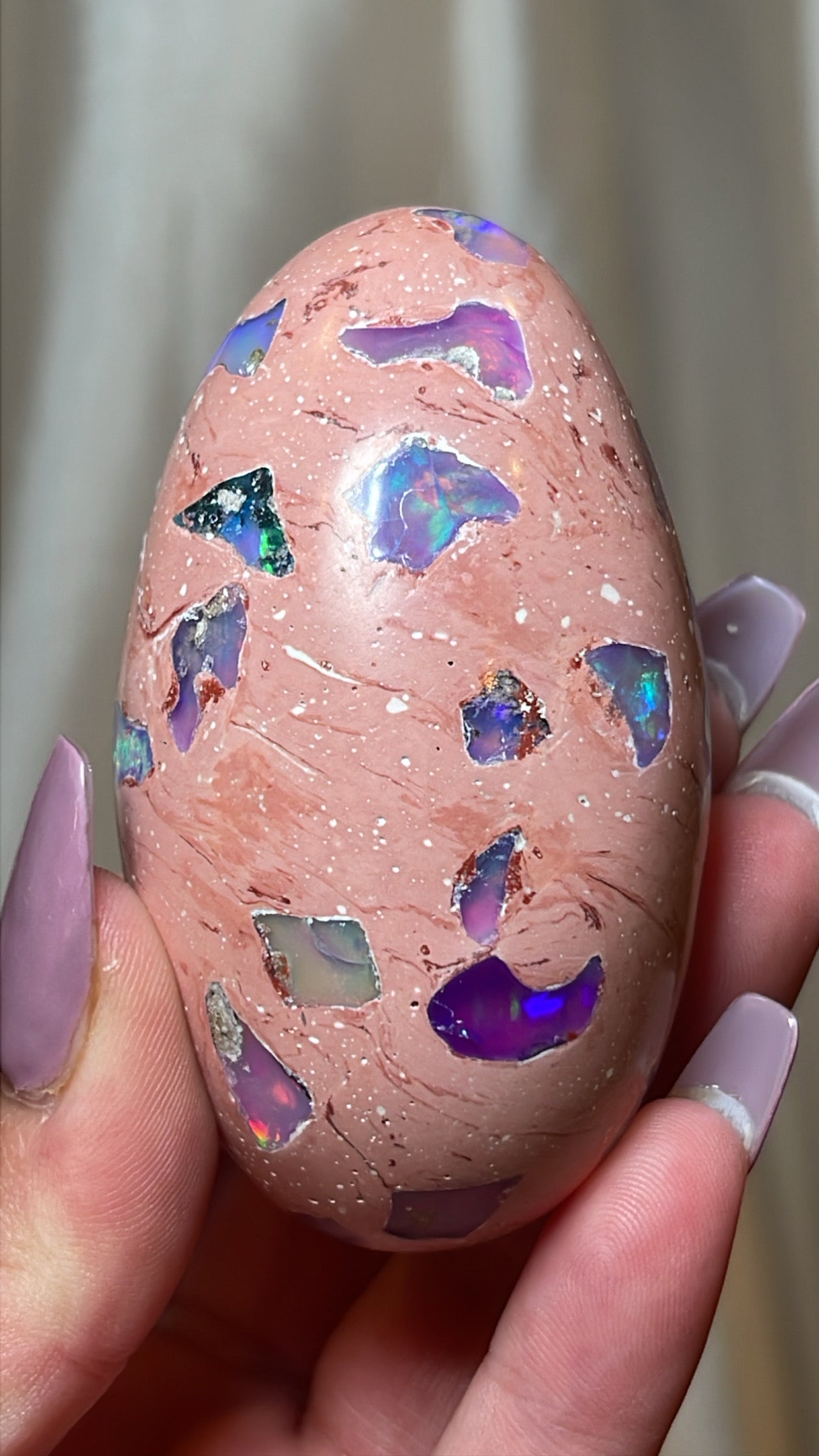 Mexican Fire Opal AAA Egg