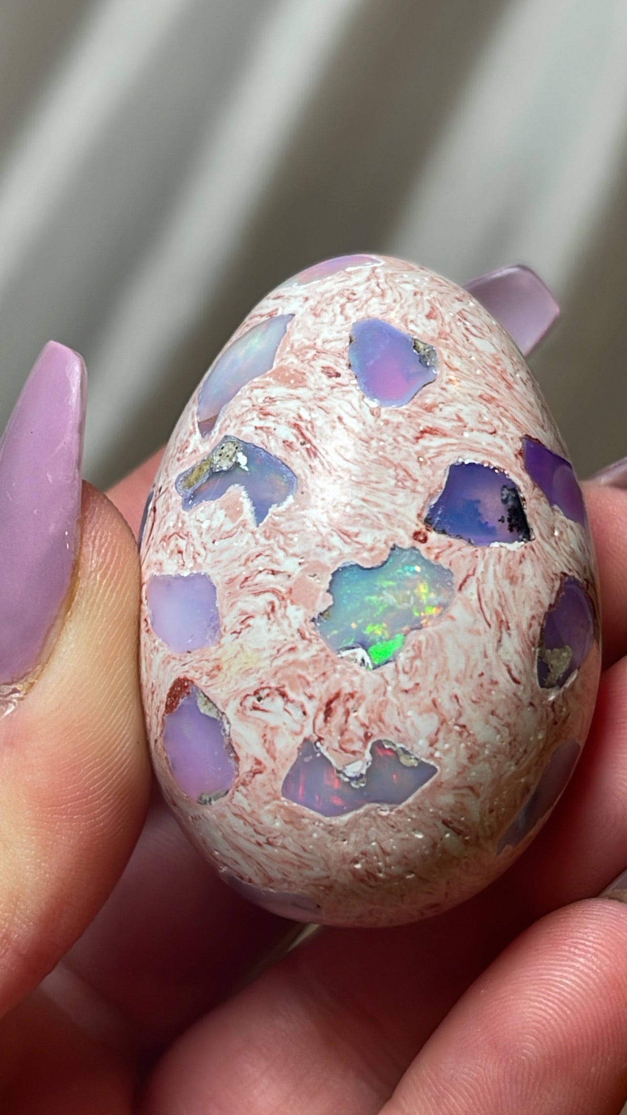 Mexican Fire Opal AAA Egg