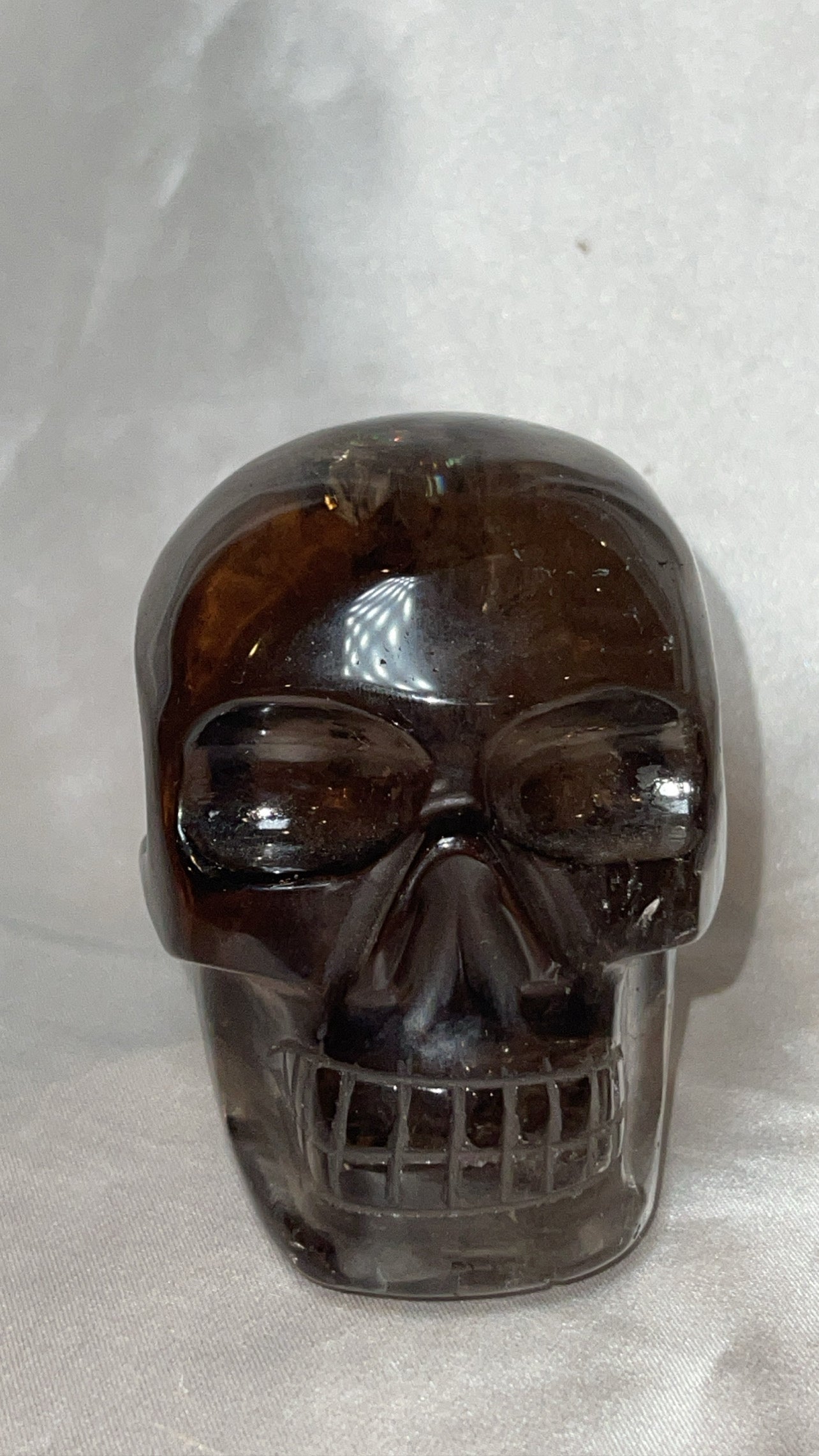 Smoky Quartz AAA Master Carved Large Skull