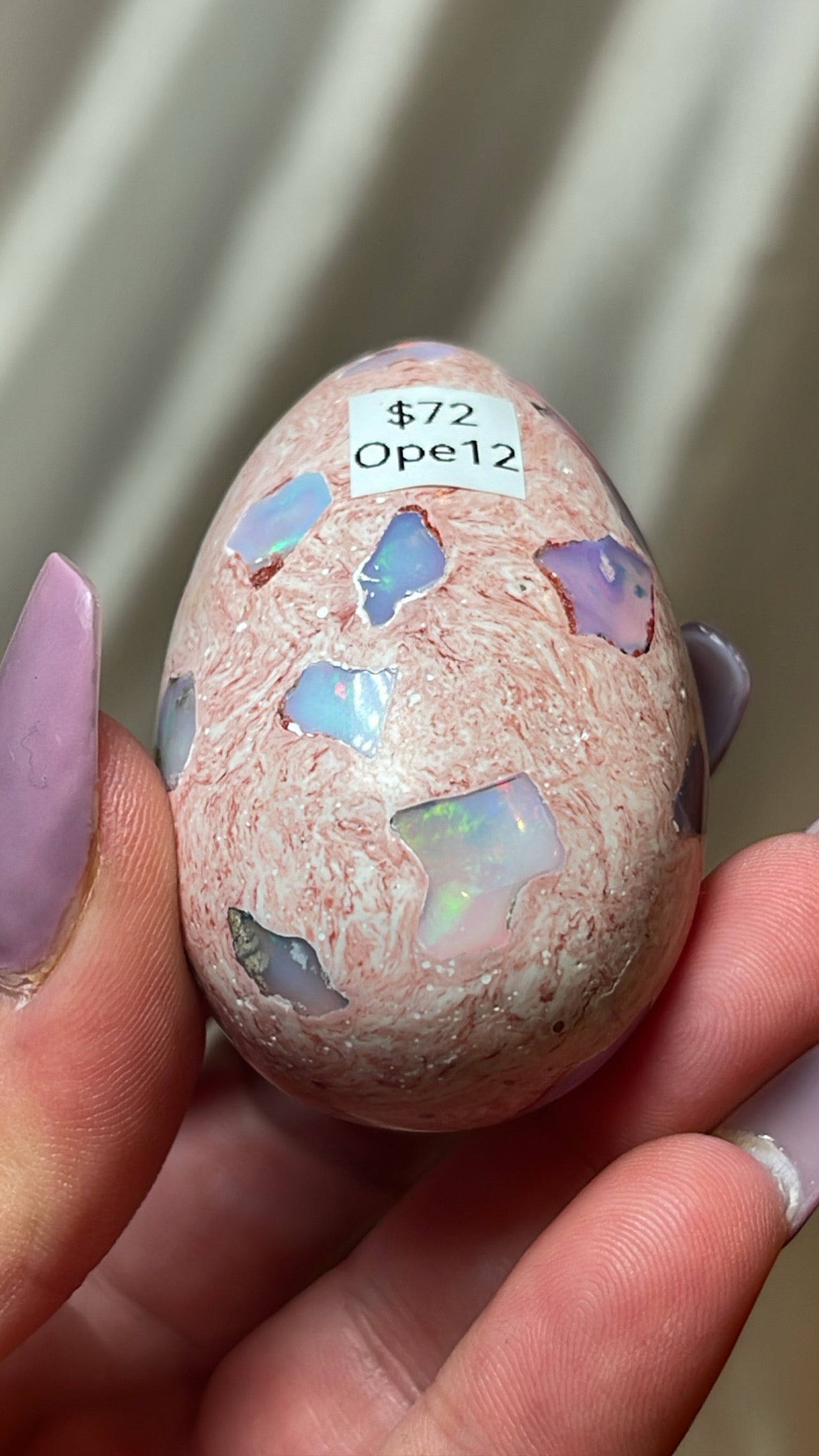 Mexican Fire Opal AAA Egg