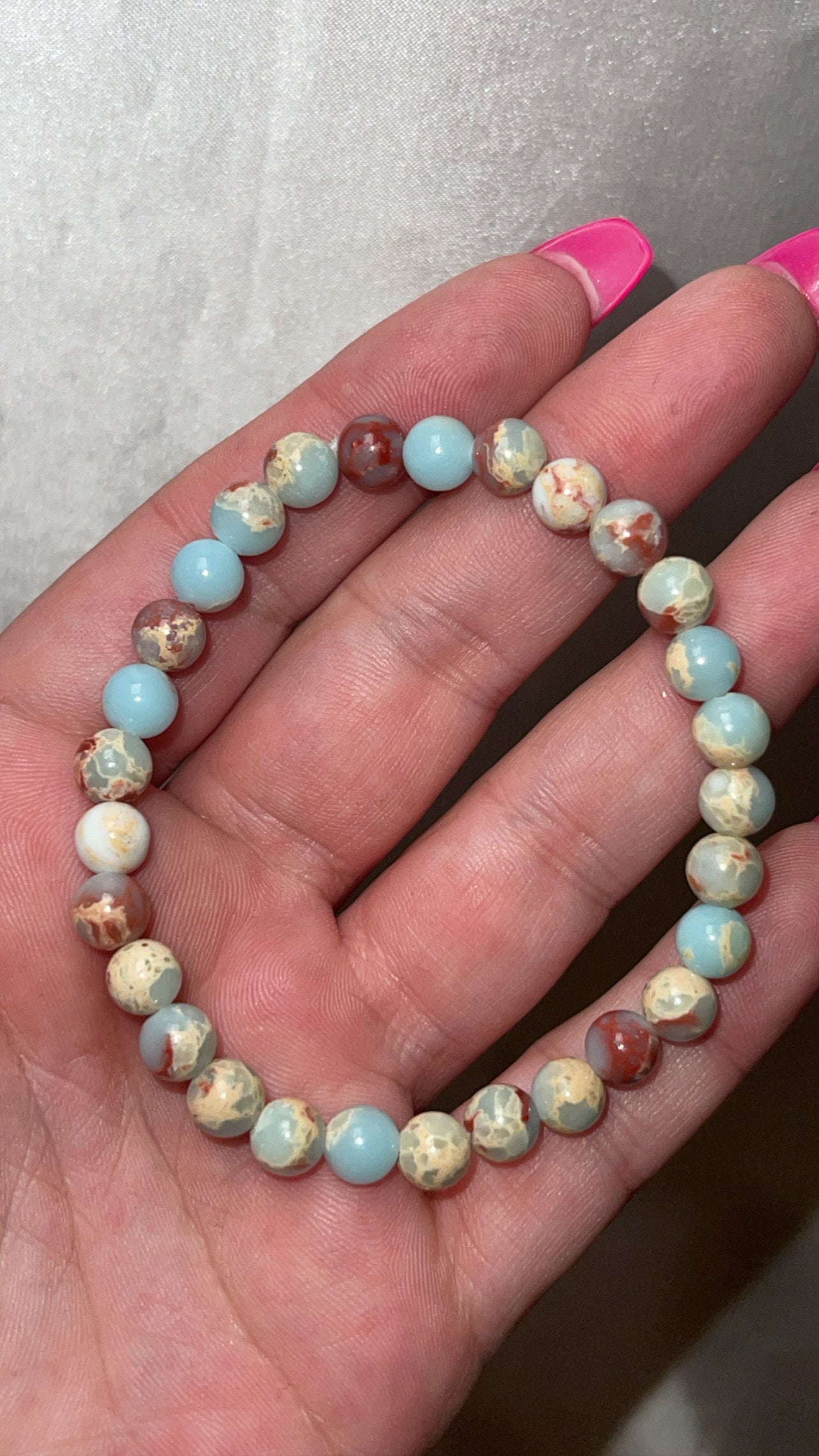 Sea Sediment 6mm Bracelet