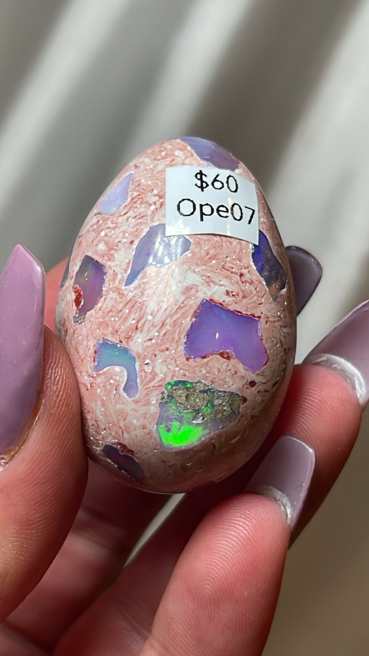 Mexican Fire Opal AAA Egg