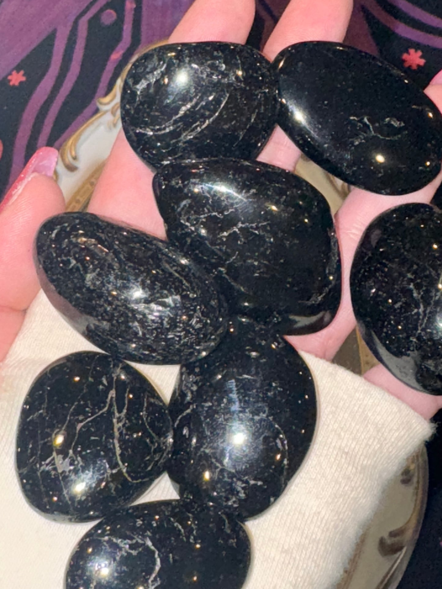 Black Tourmaline Polished