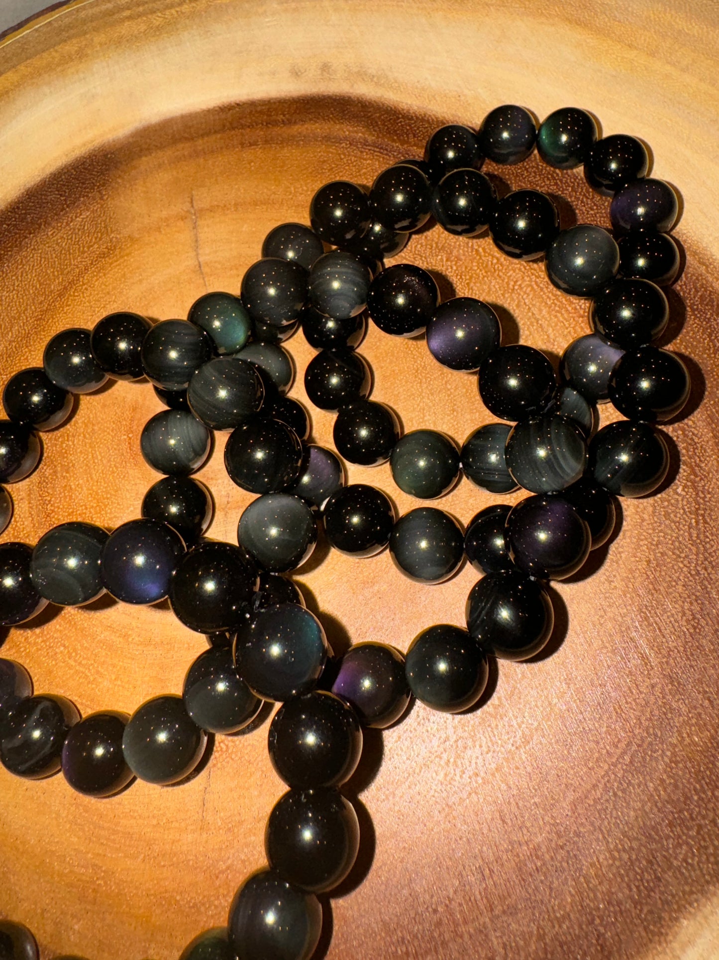 Rainbow Obsidian 12mm Bracelet