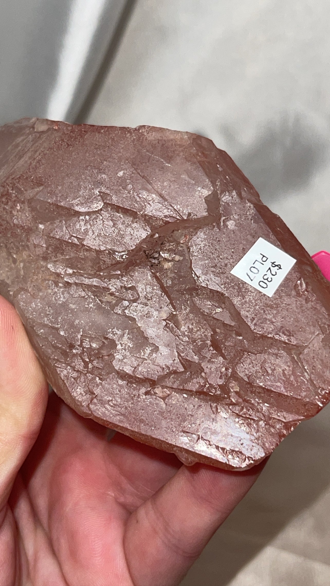 Scarlet Temple Lemurian XL Double Terminated Point