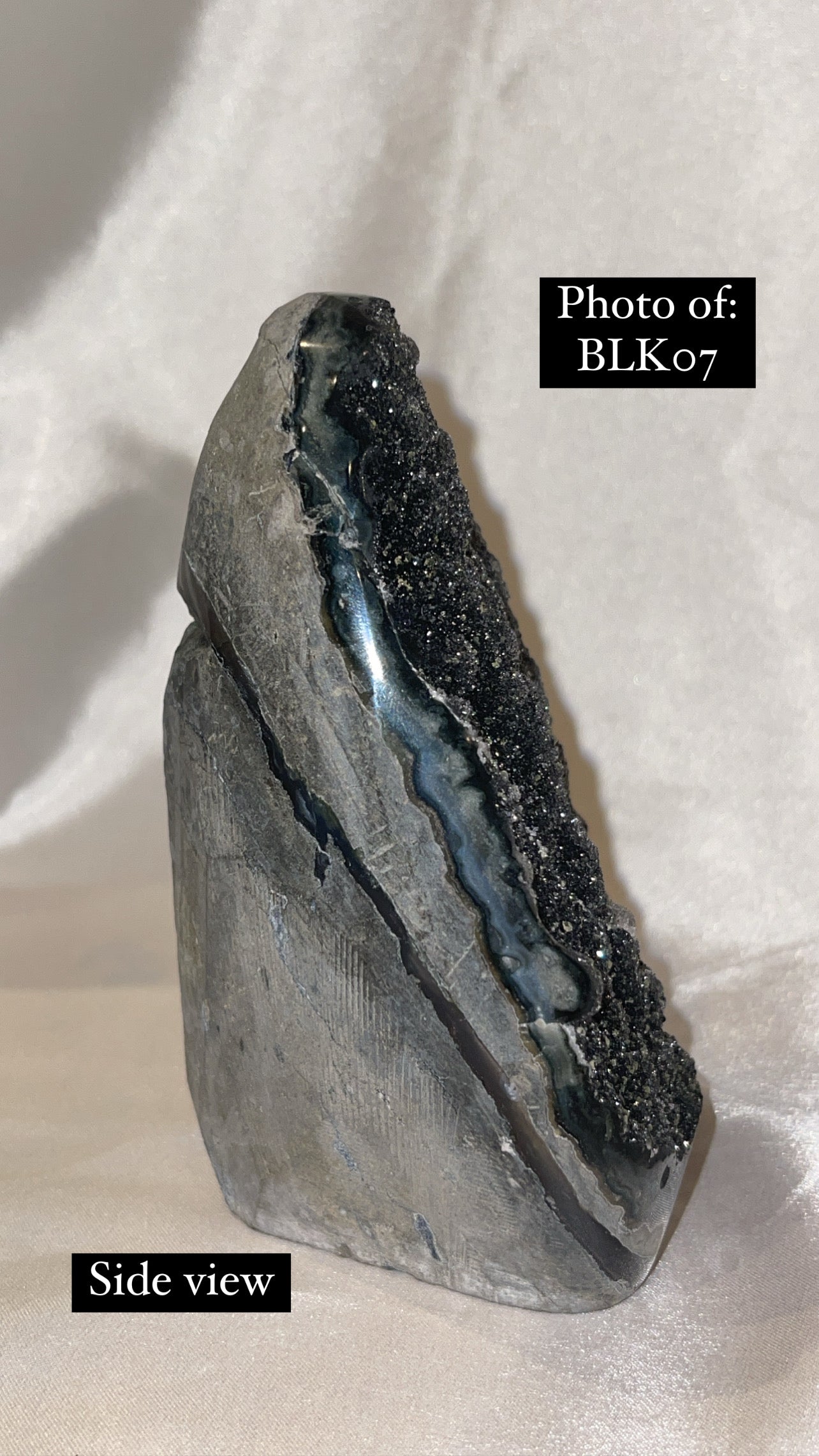 Black Amethyst Cut Base