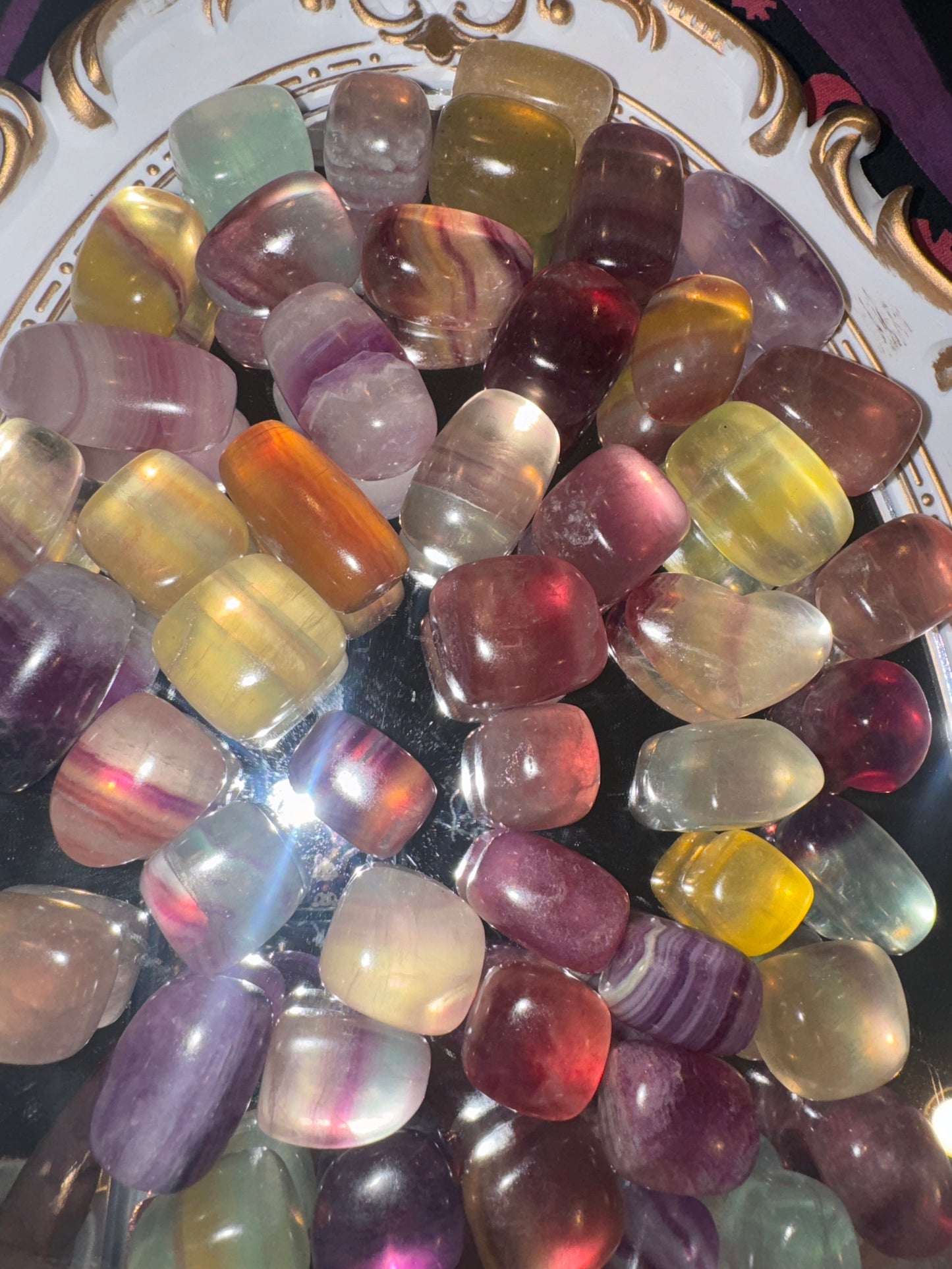 Candy Fluorite Tumble