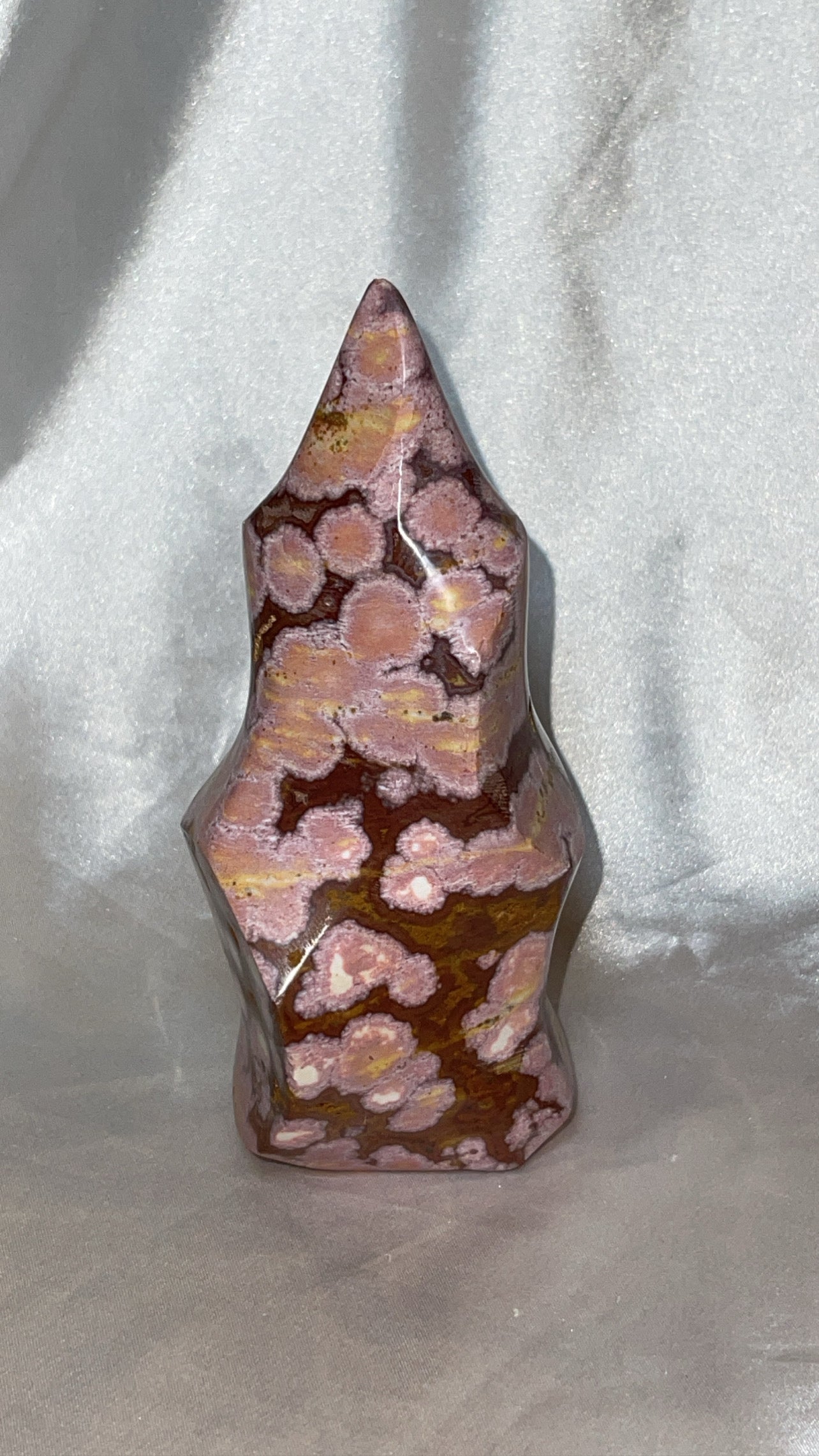 Pink Ocean Jasper AAA Large Flame