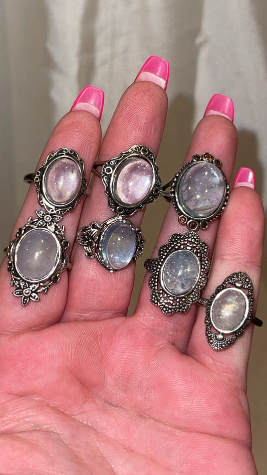 Aquamarine AAA Adjustable Ring