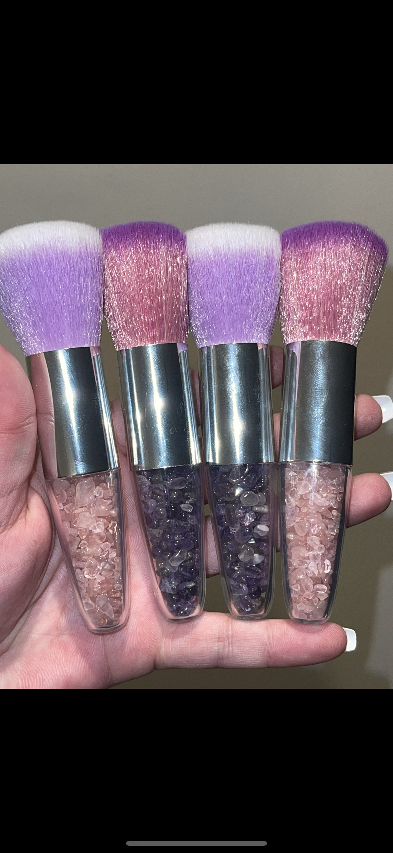 Crystal Makeup Brush Sets