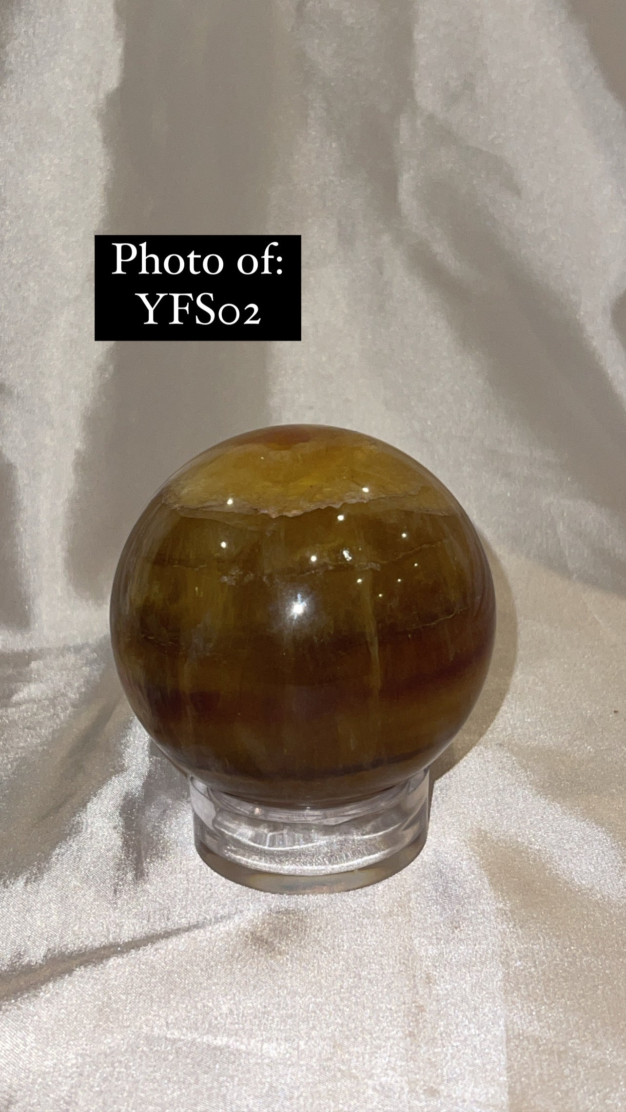 Bumblebee Fluorite Large Sphere