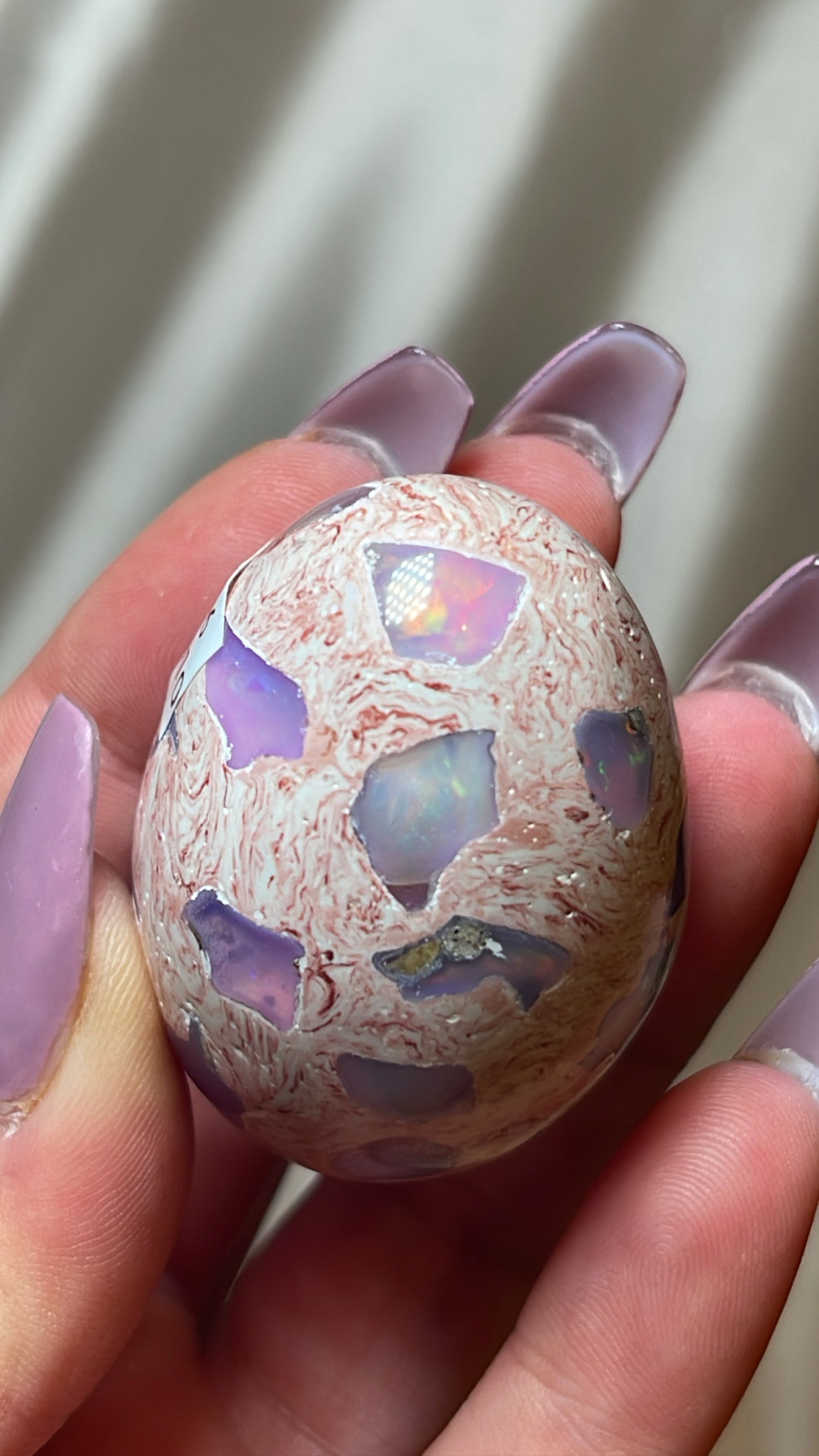 Mexican Fire Opal AAA Egg
