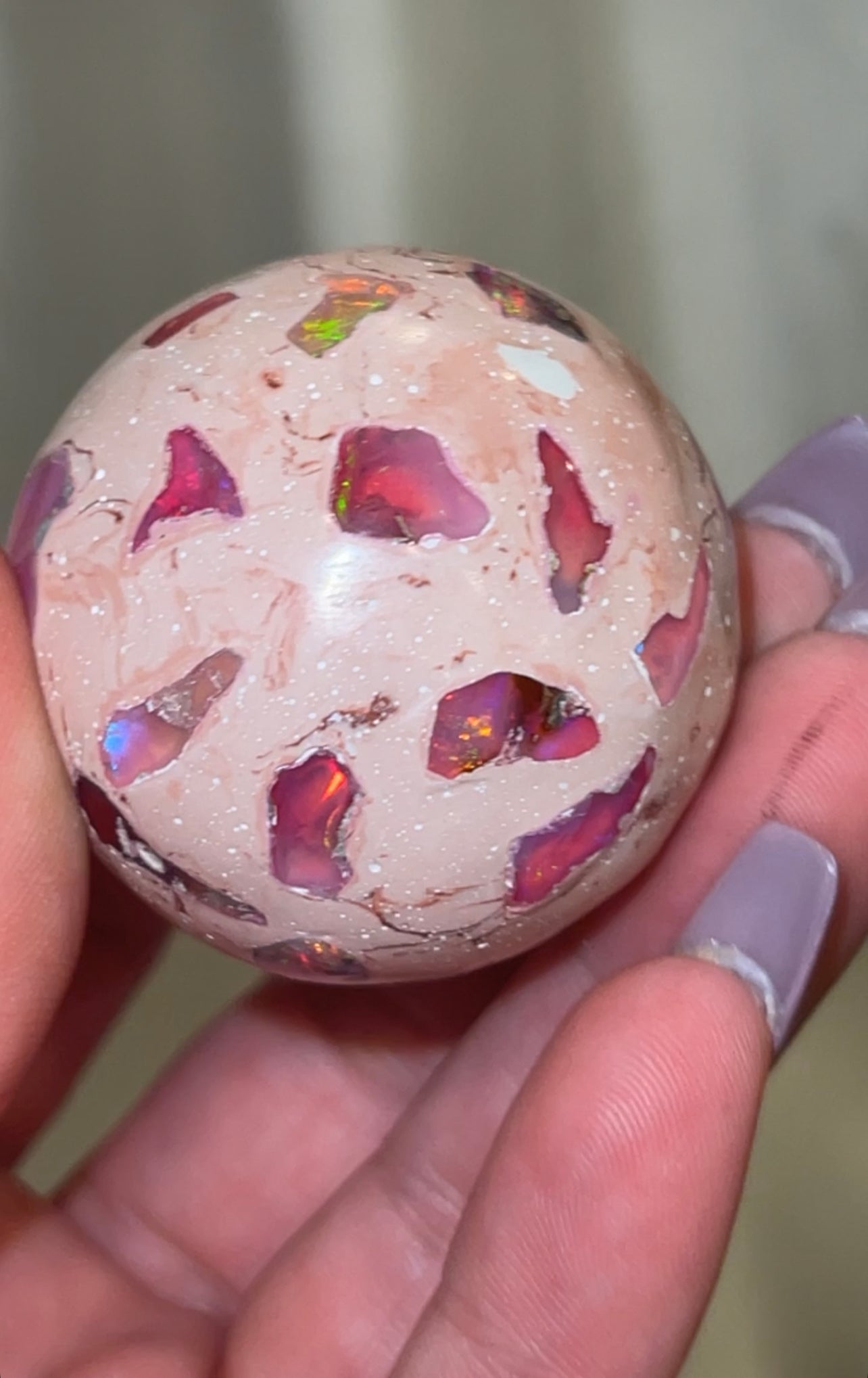 Mexican Fire Opal AAA Sphere