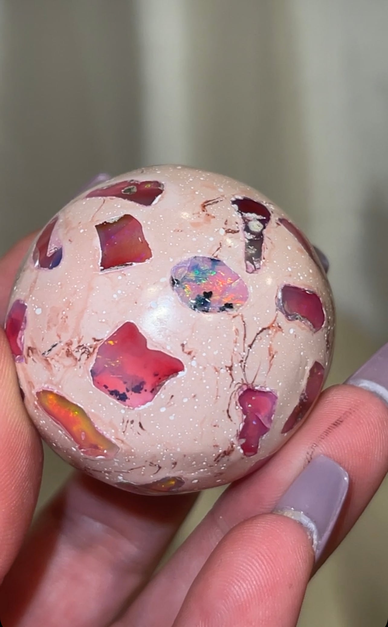 Mexican Fire Opal AAA Sphere