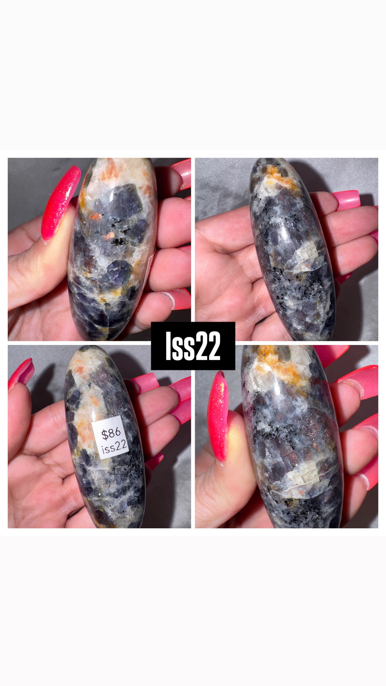 Iolite Sunstone Shiva