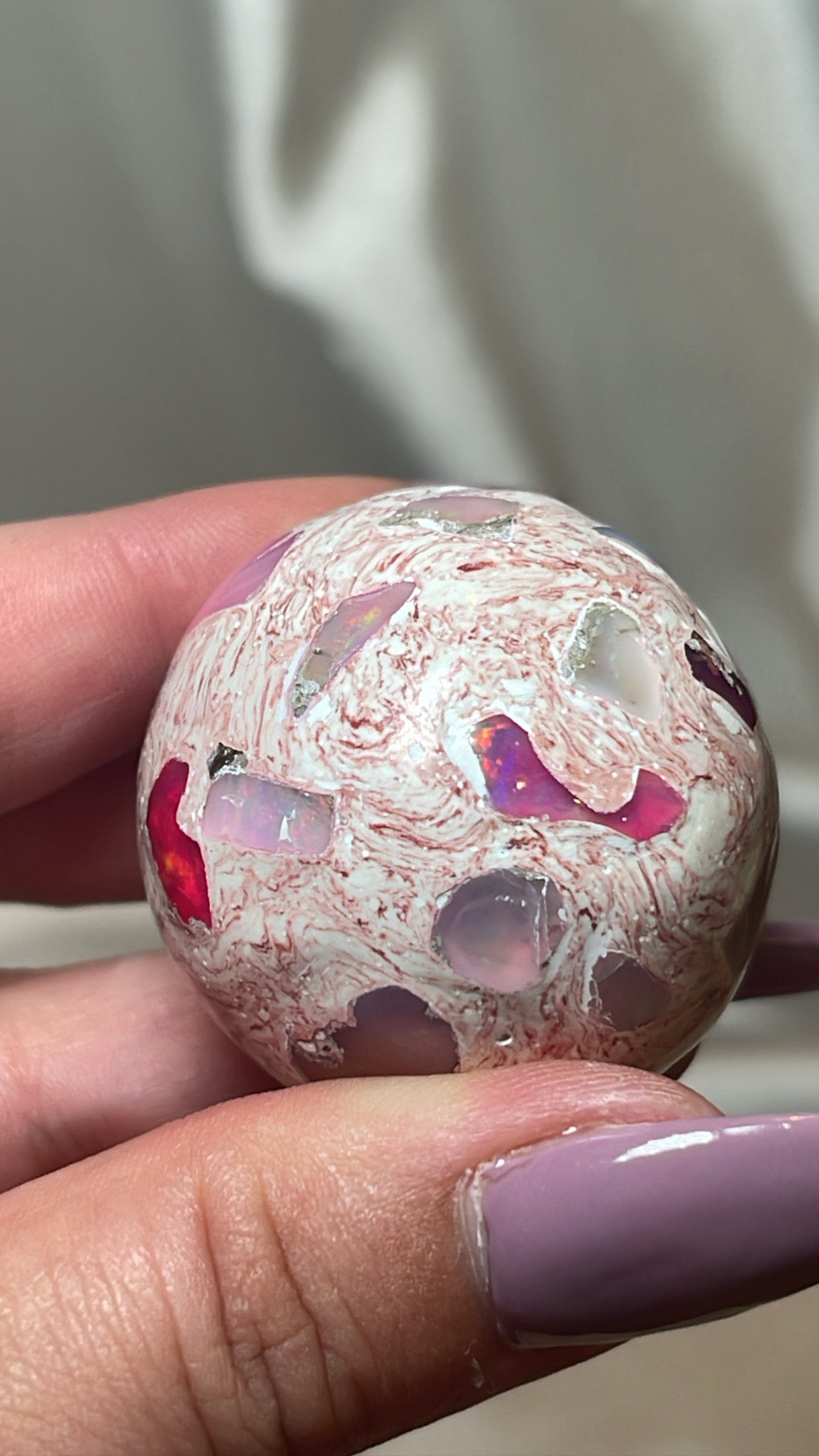 Mexican Fire Opal AAA Sphere
