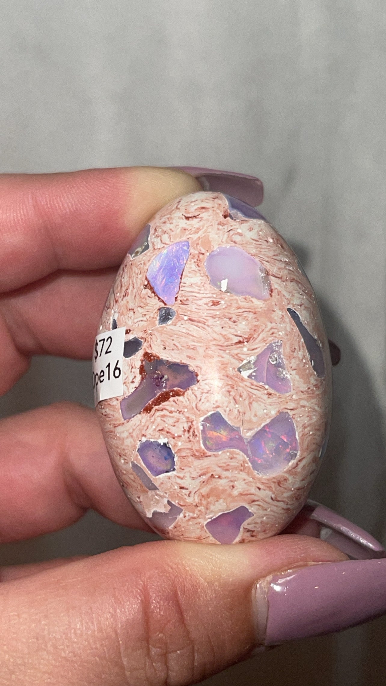 Mexican Fire Opal AAA Egg