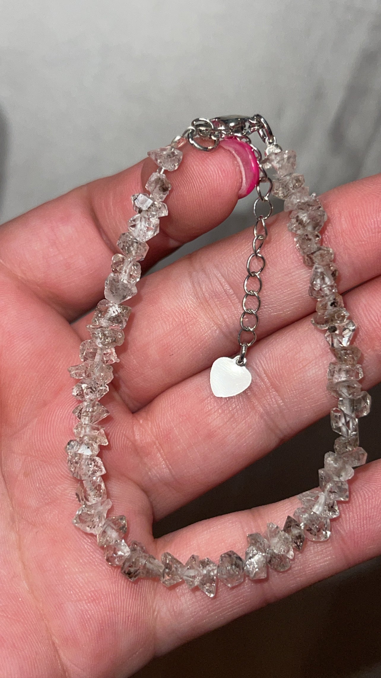 Herkimer Diamond Adjustable Bracelet