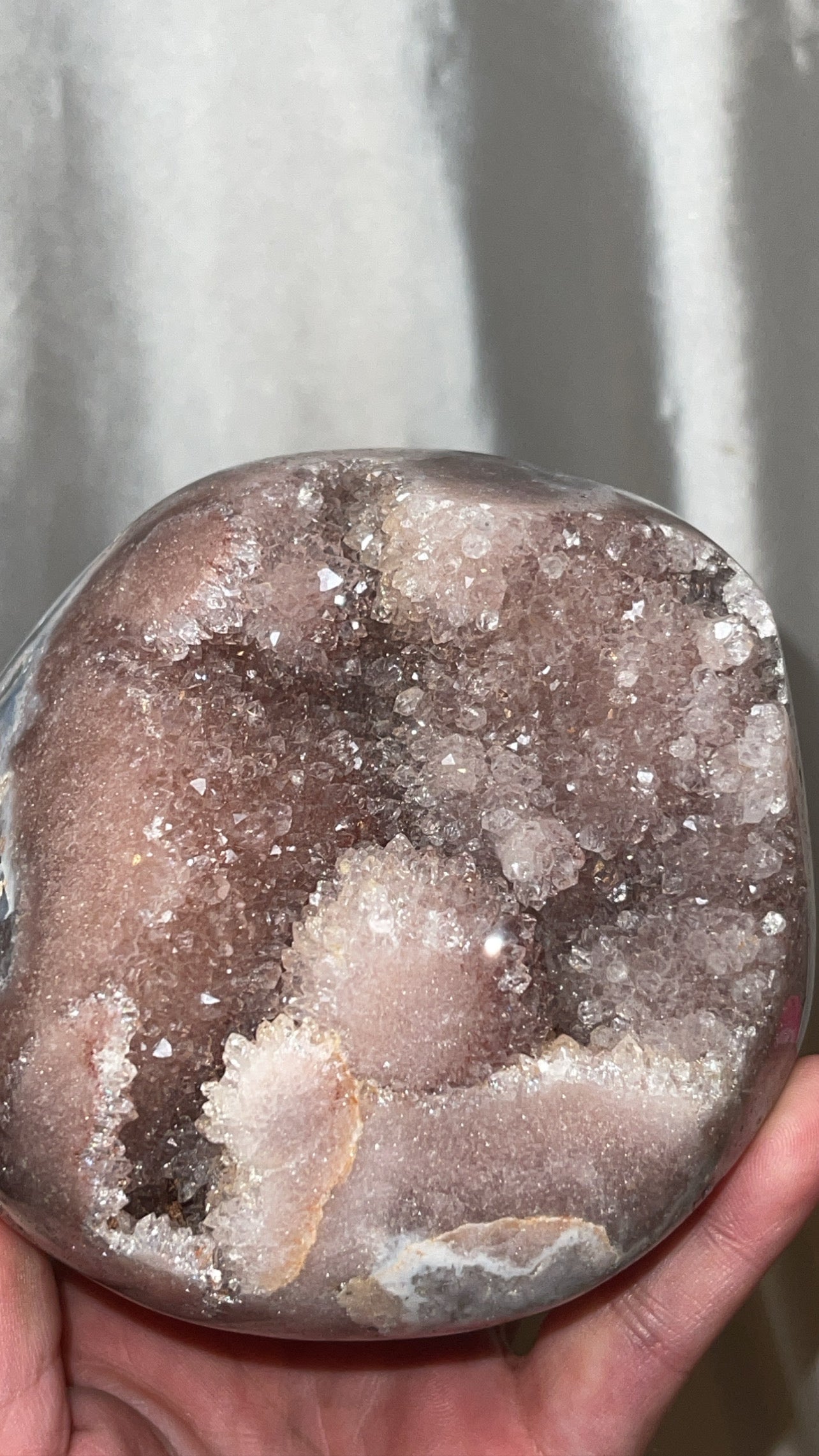 Pink Amethyst Druzy XL Freeform