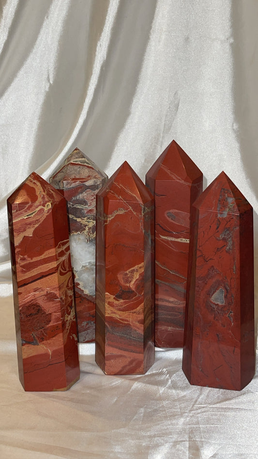 Red Jasper Large Tower
