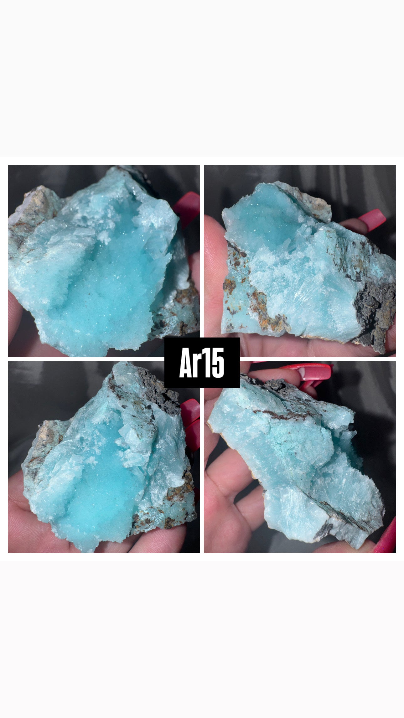 Blue Aragonite AAA Specimen