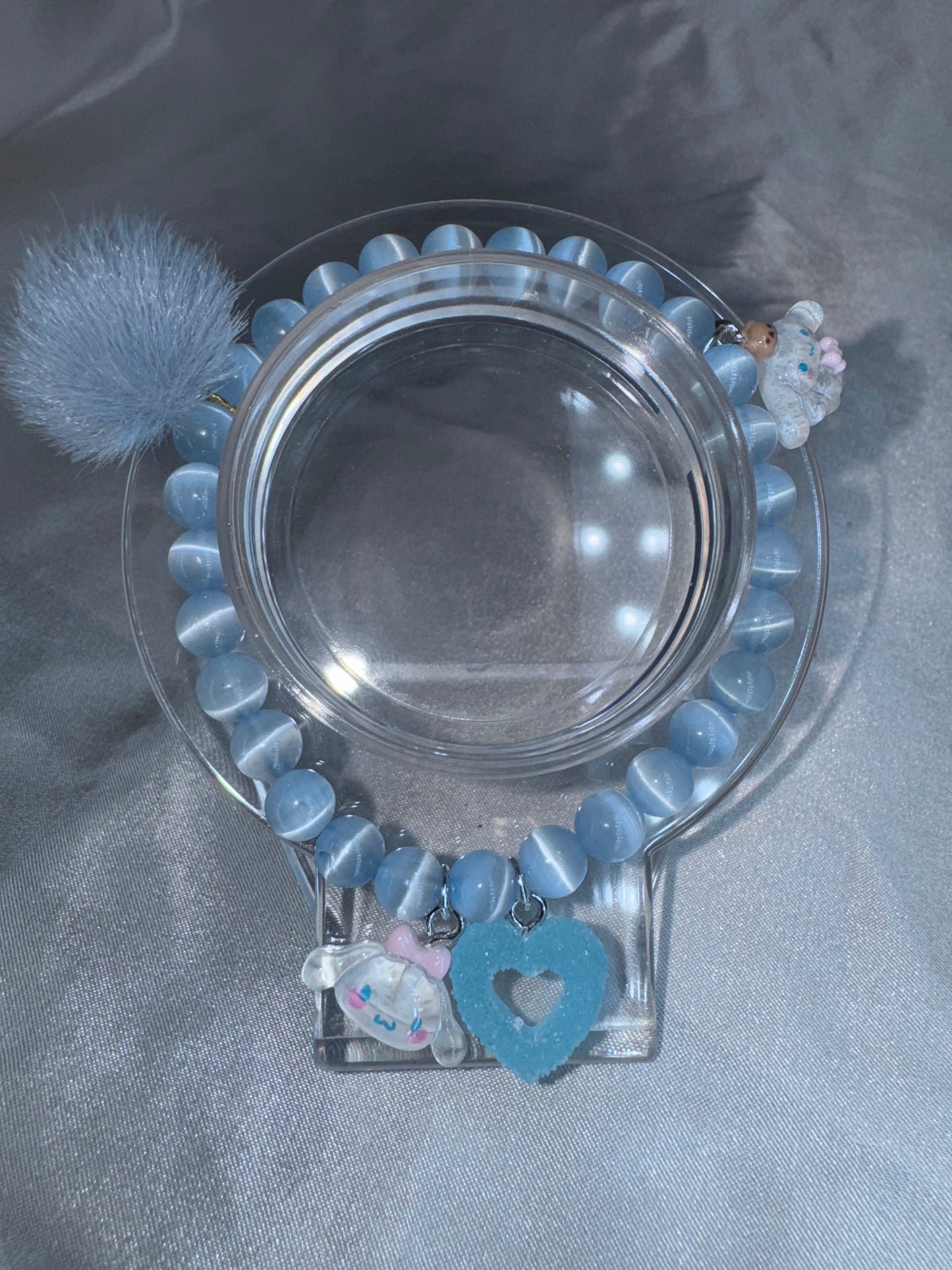 Cinnamoroll Blue Selenite 6mm Bracelet