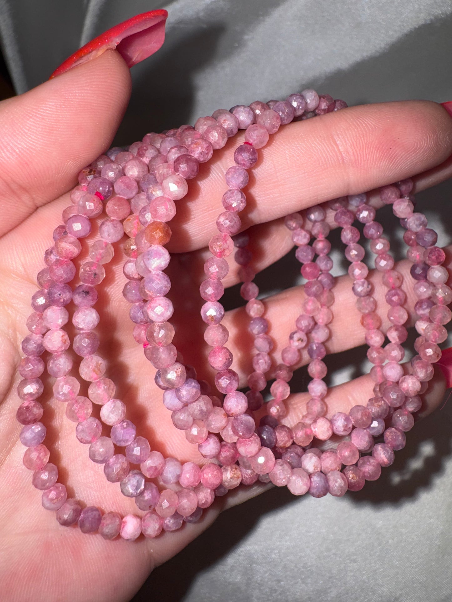 Unicorn Stone Faceted 4mm Bracelet