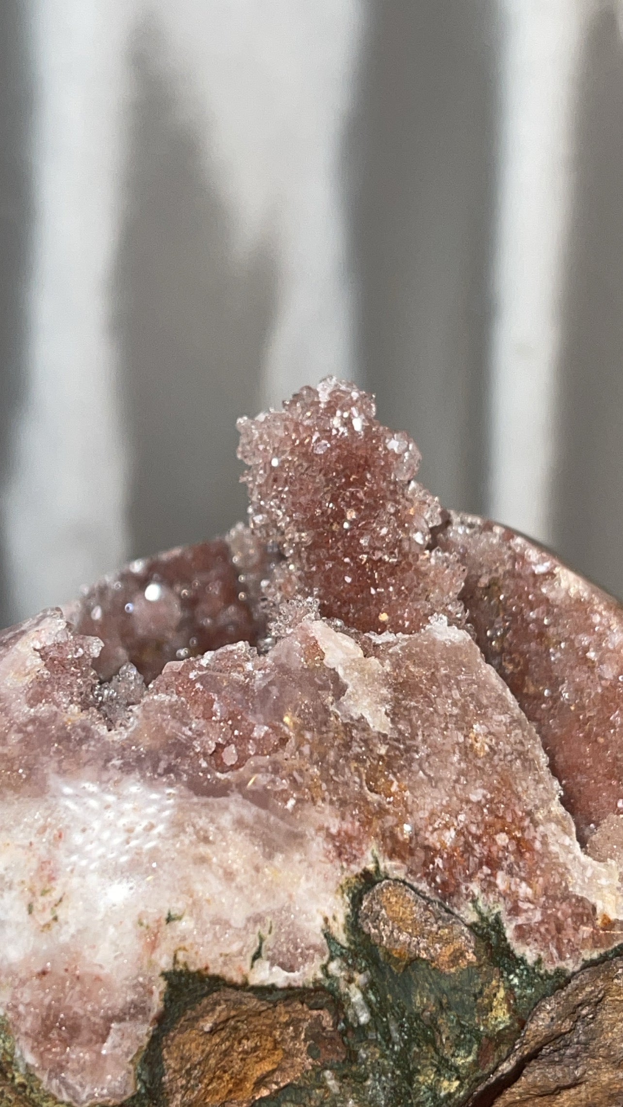 Pink Amethyst Druzy Large Stalachtite Freeform