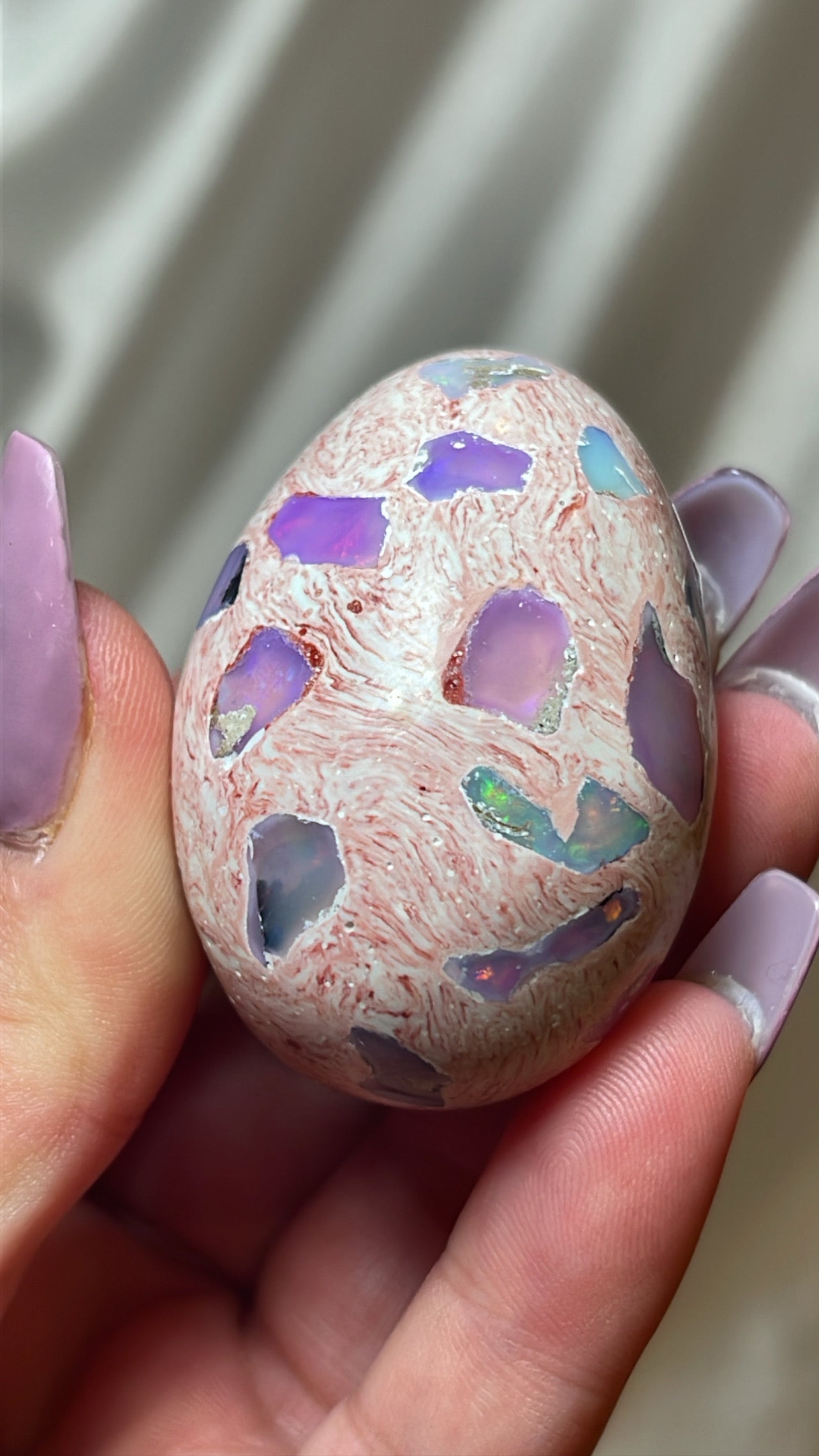 Mexican Fire Opal AAA Egg