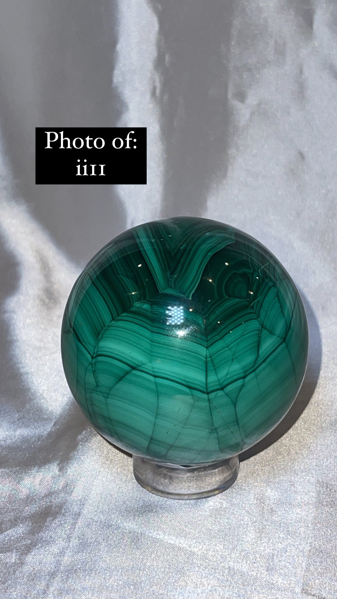 Malachite AA Large/XL Sphere