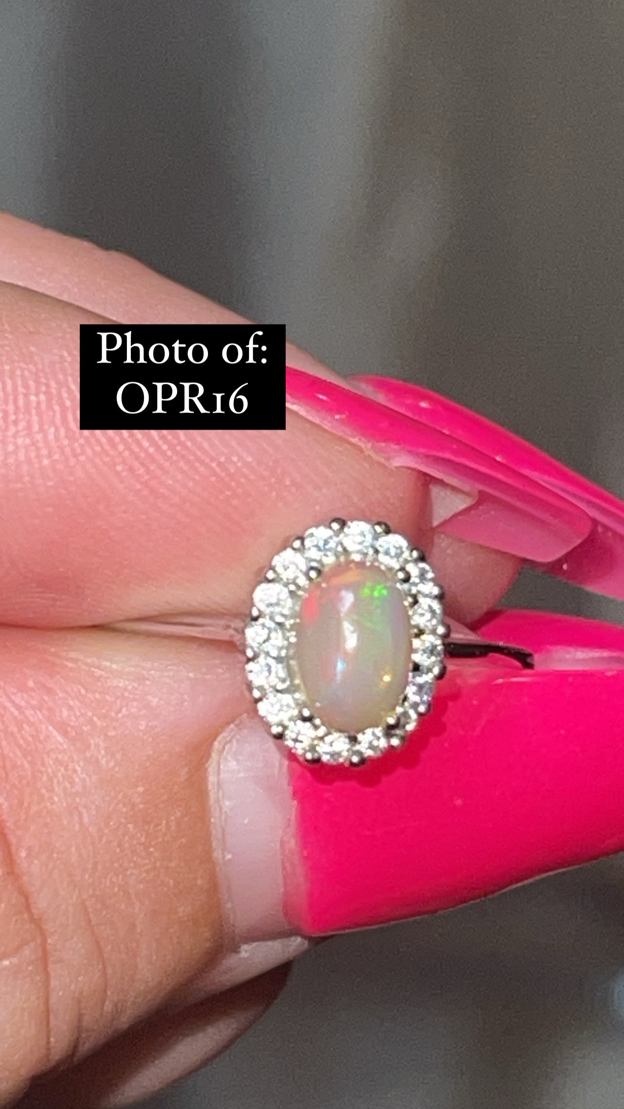 Ethiopian Welo Opal 925 Sterling Silver Adjustable Ring (Choose Your Own)