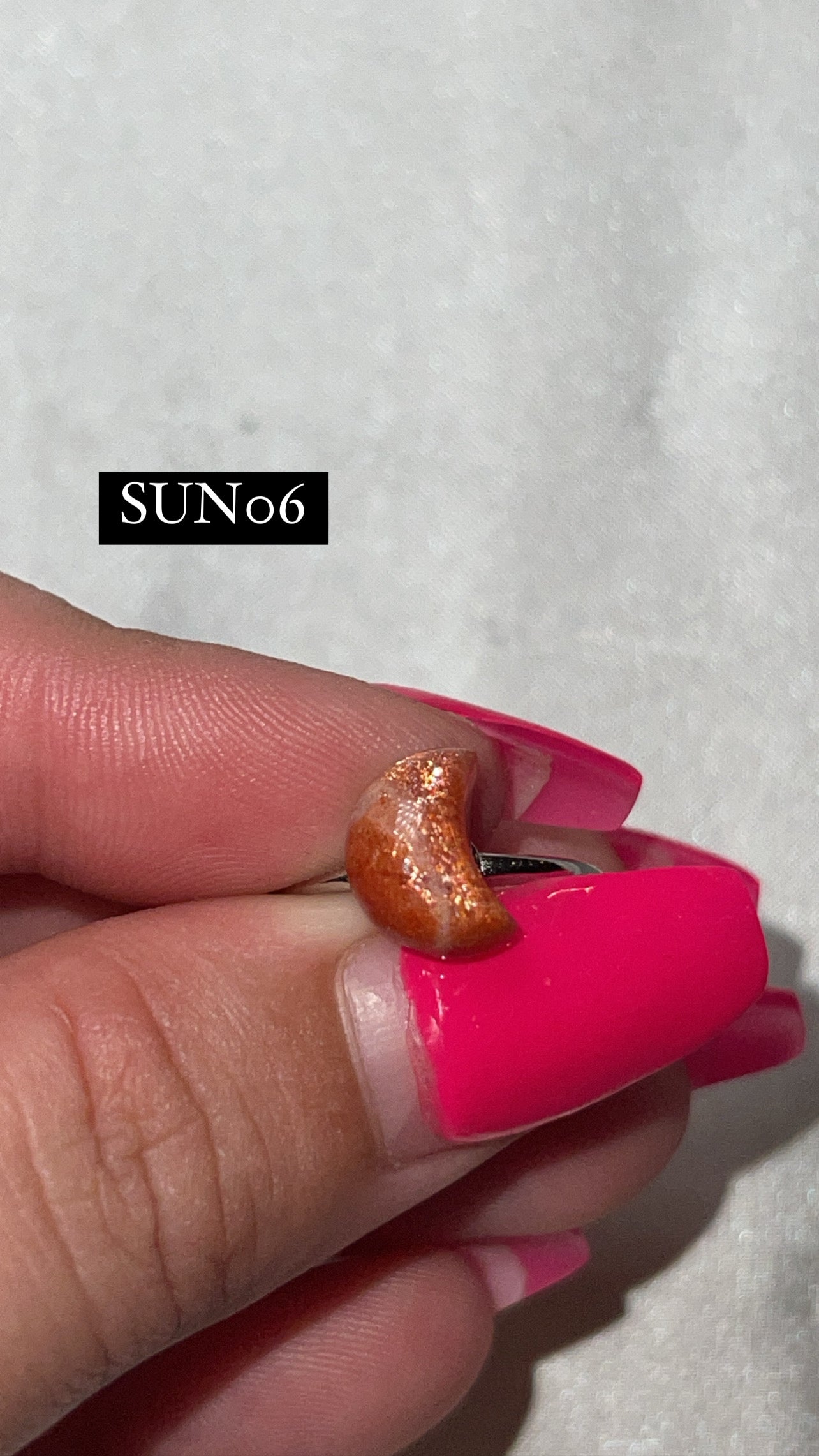 Sunstone AAA 925 Sterling Silver Adjustable Ring (Choose Your Own!)