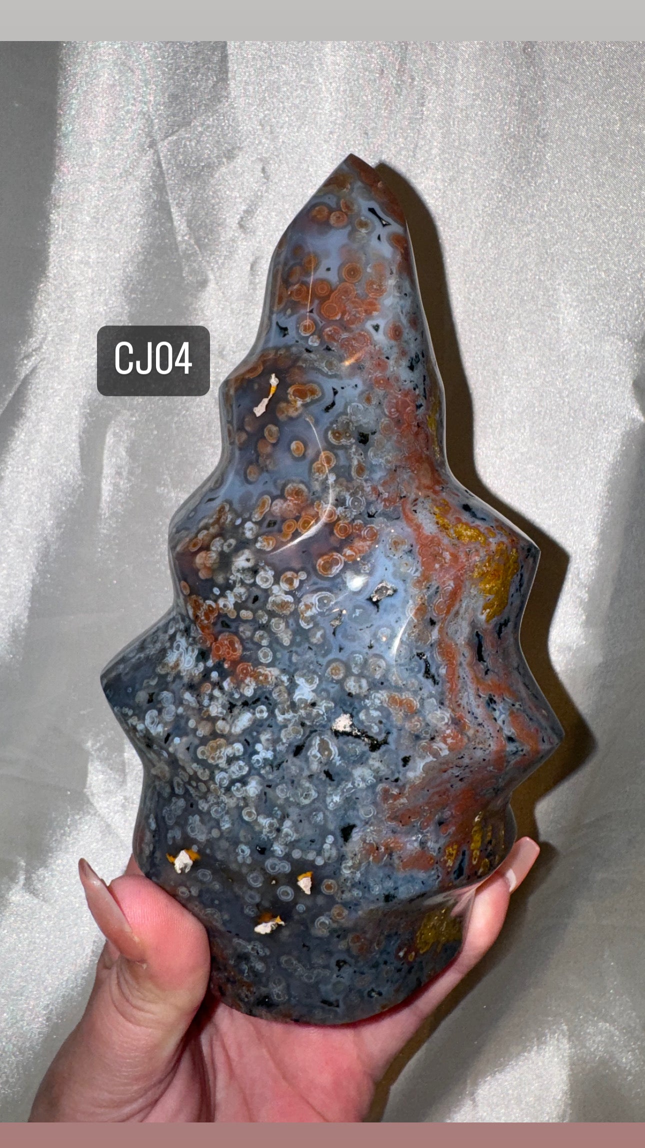 Cosmic Ocean Jasper AAA Flames