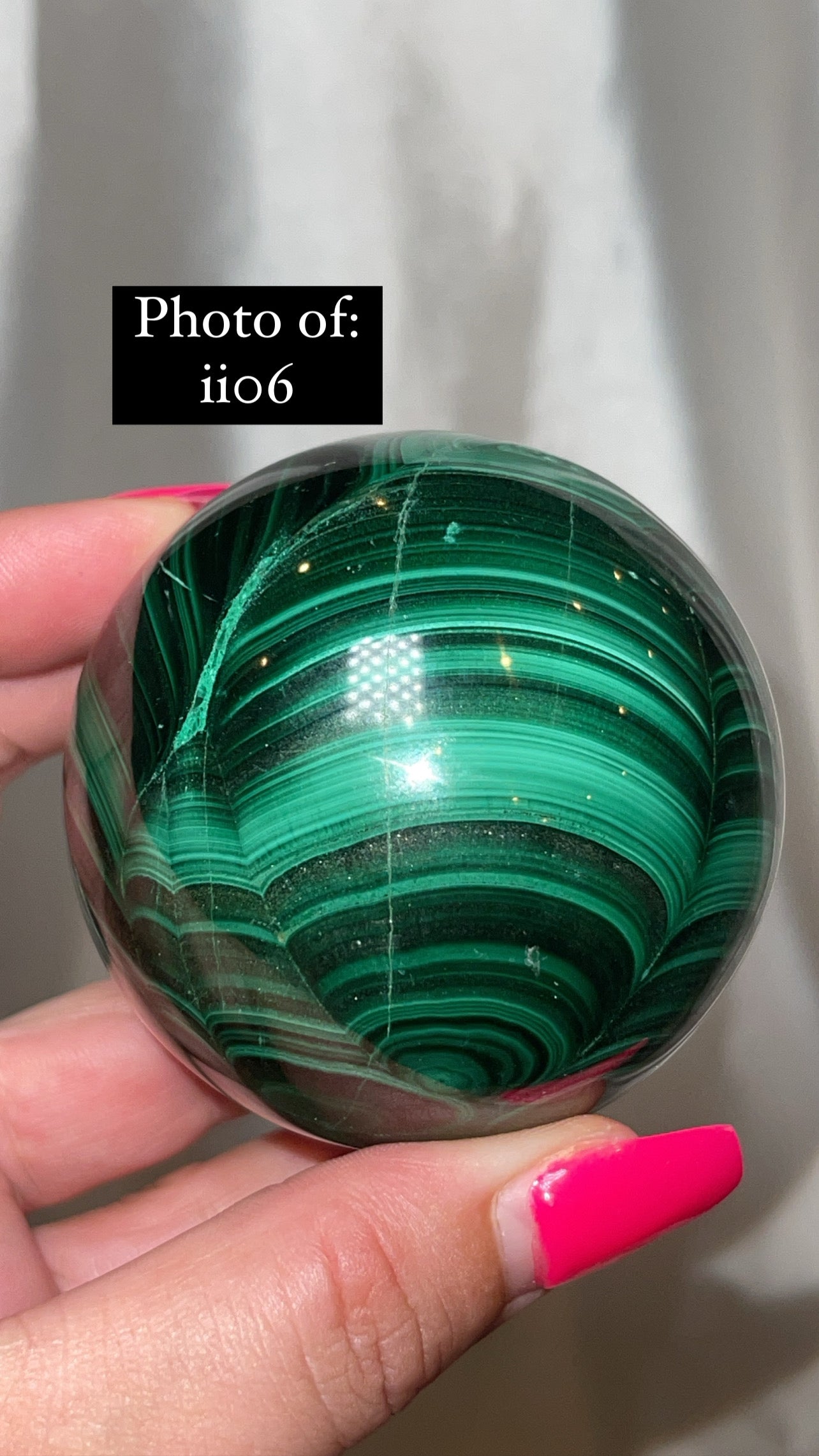 Malachite AA Large/XL Sphere