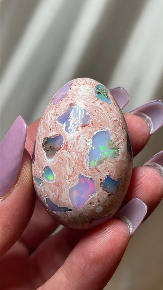 Mexican Fire Opal AAA Egg