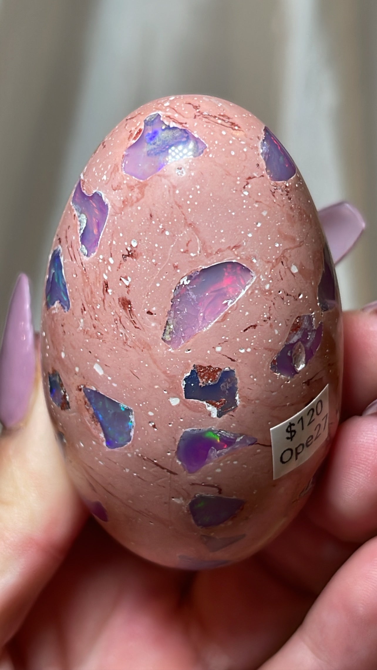 Mexican Fire Opal AAA Egg