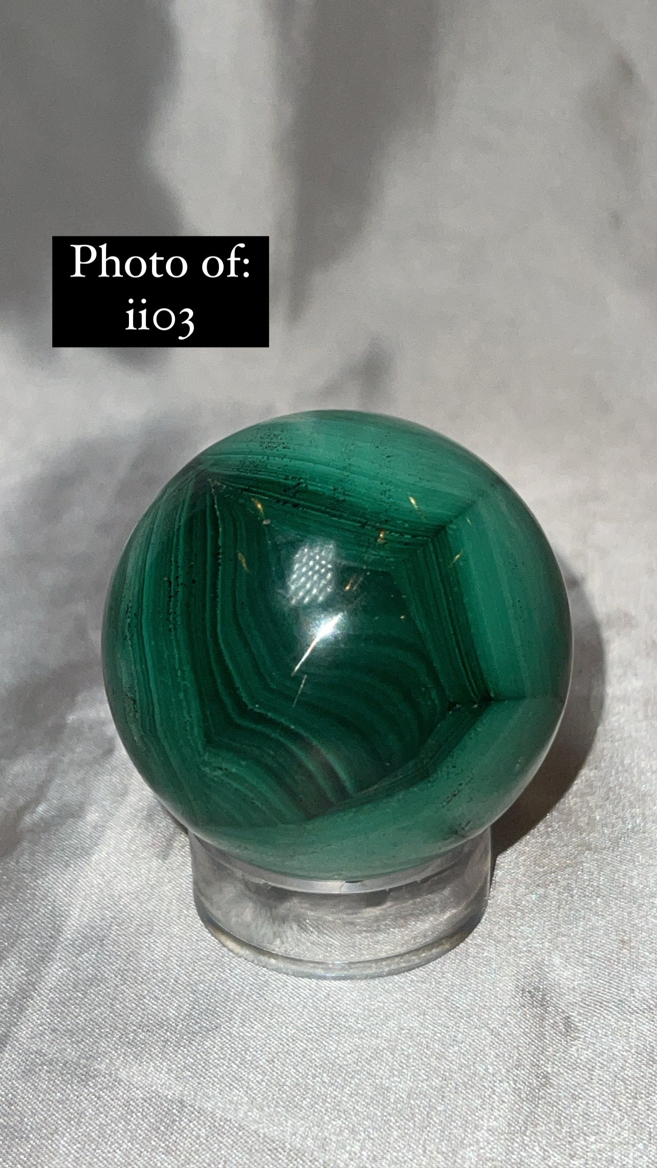 Malachite AA Large/XL Sphere