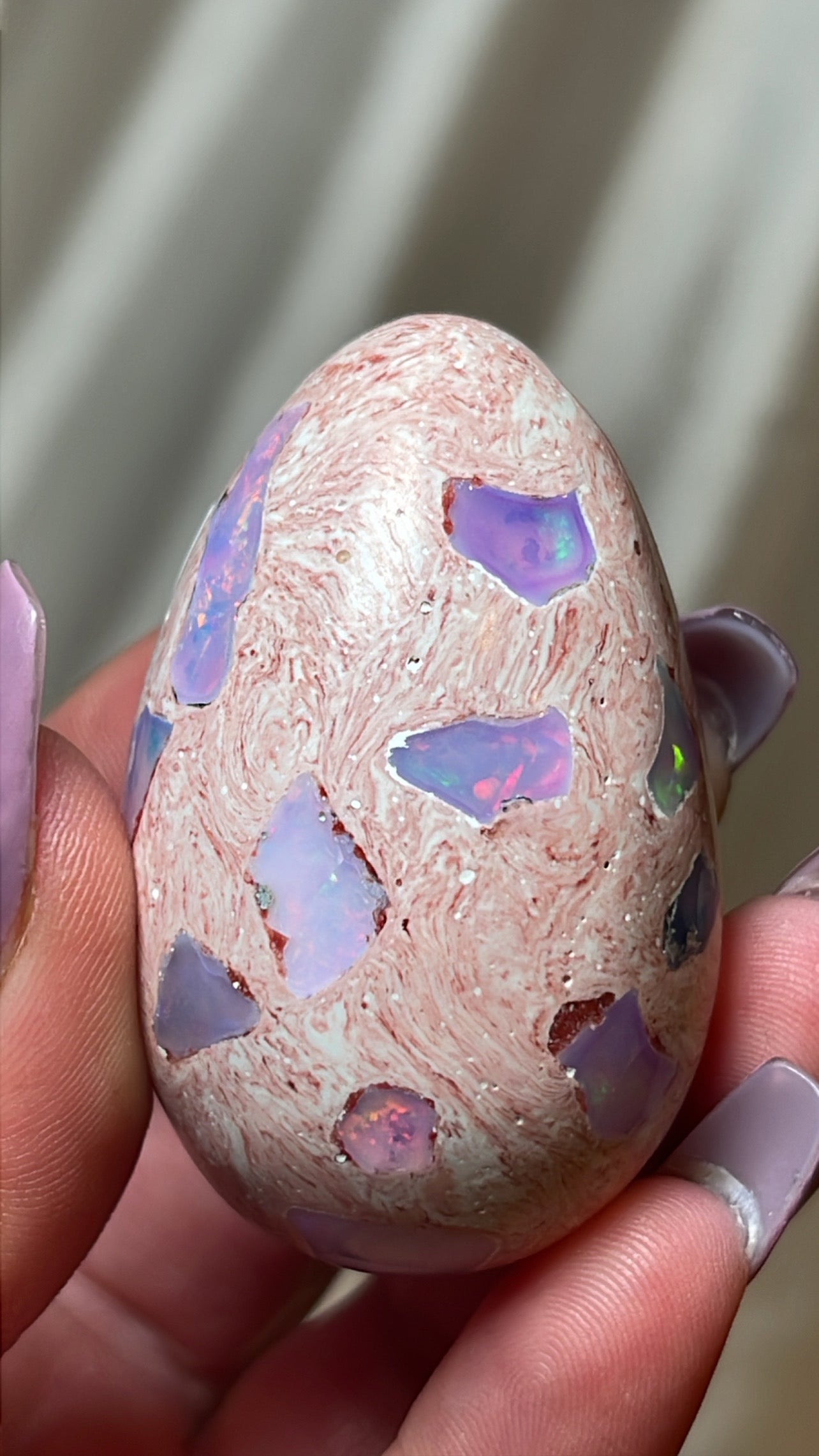 Mexican Fire Opal AAA Egg