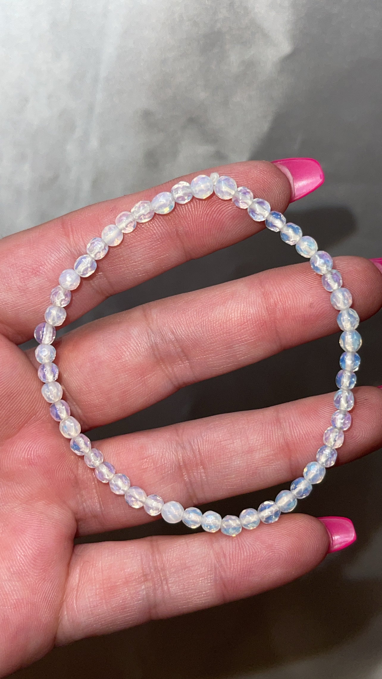 Opalite Faceted 4mm Bracelet