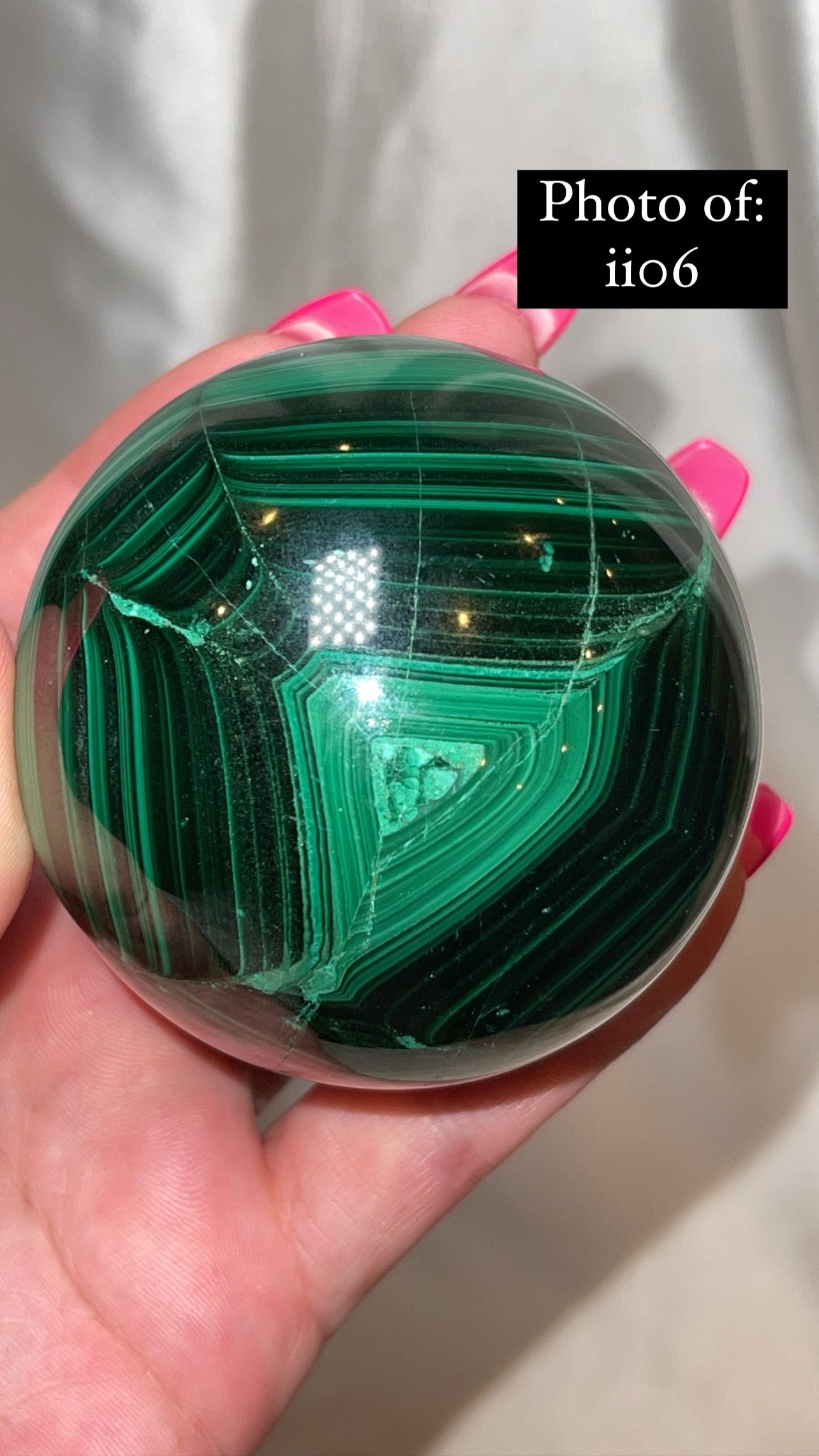 Malachite AA Large/XL Sphere