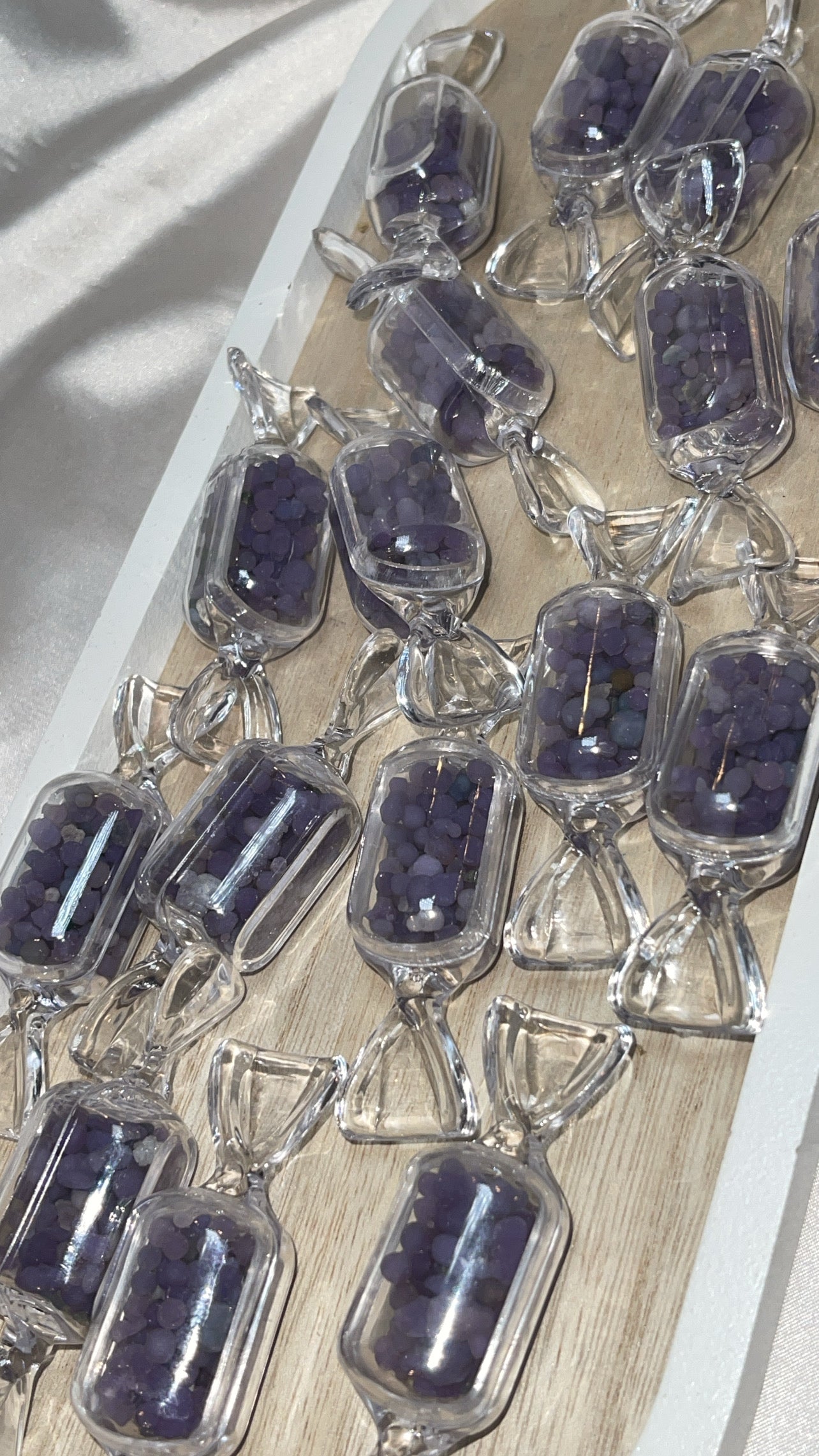 Grape Agate AAA filled Candy (20 grams)