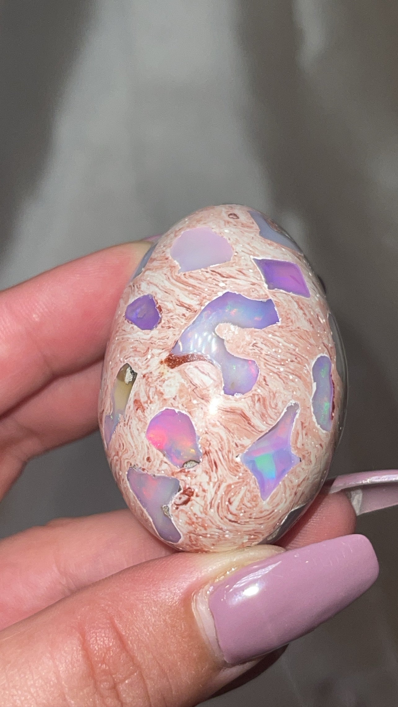 Mexican Fire Opal AAA Egg