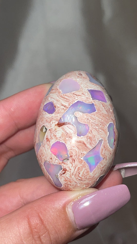 Mexican Fire Opal AAA Egg