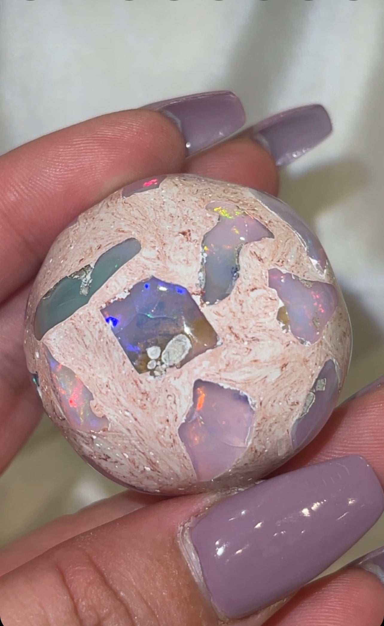 Mexican Fire Opal AAA Sphere