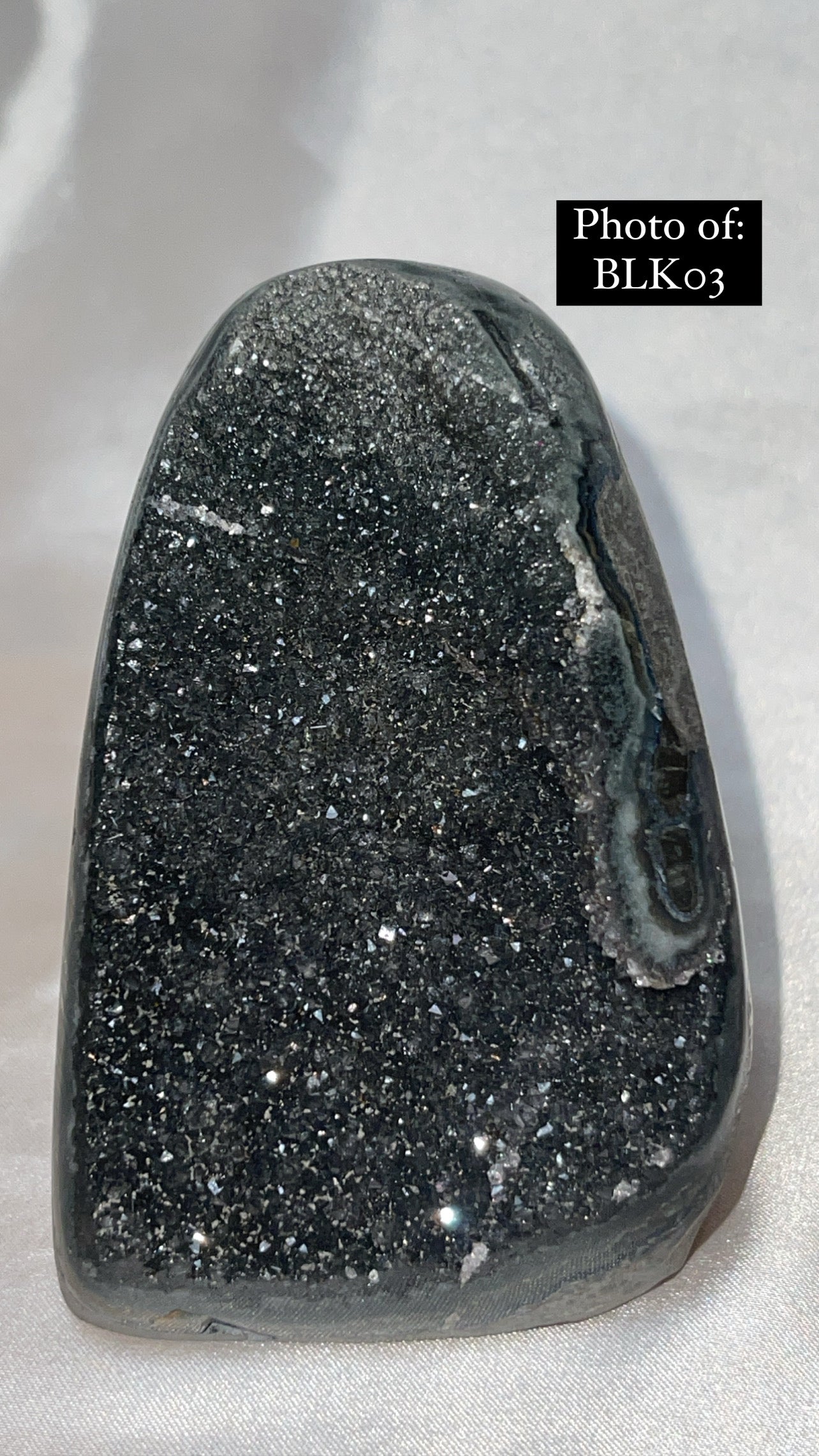 Black Amethyst Cut Base