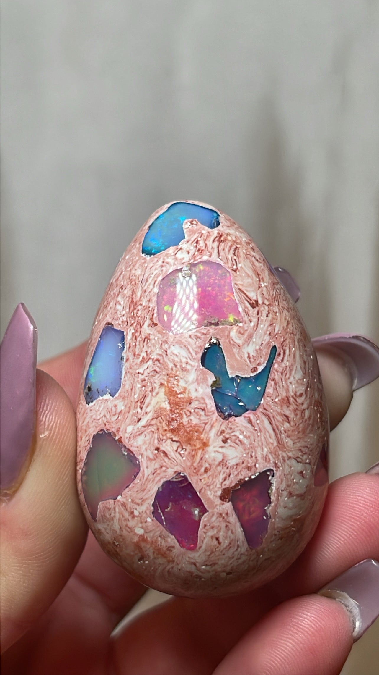 Mexican Fire Opal AAA Egg