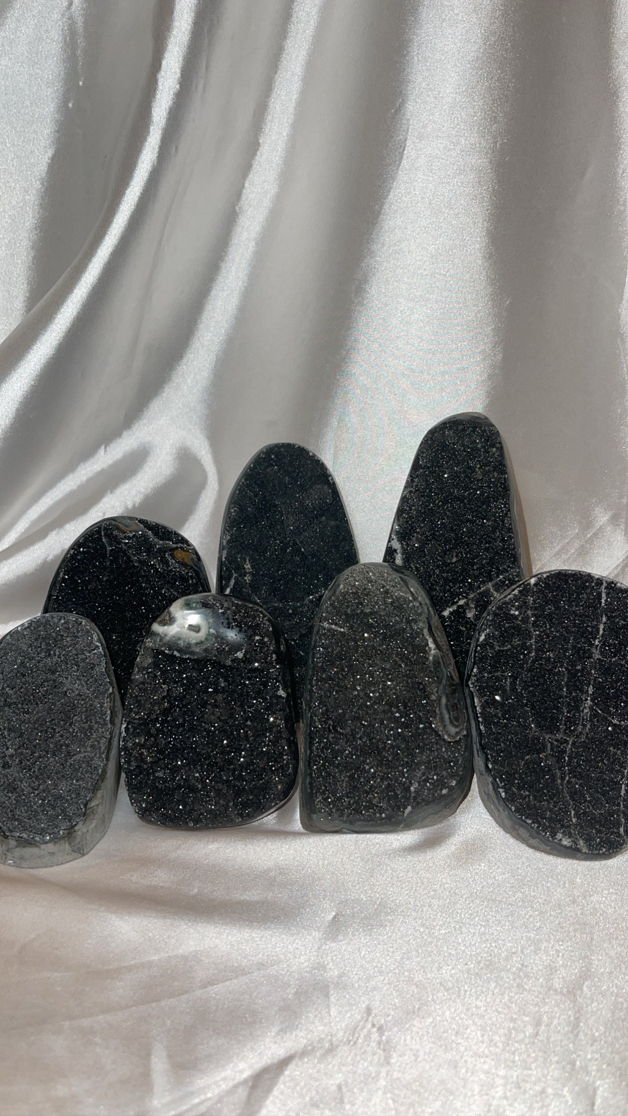 Black Amethyst Cut Base