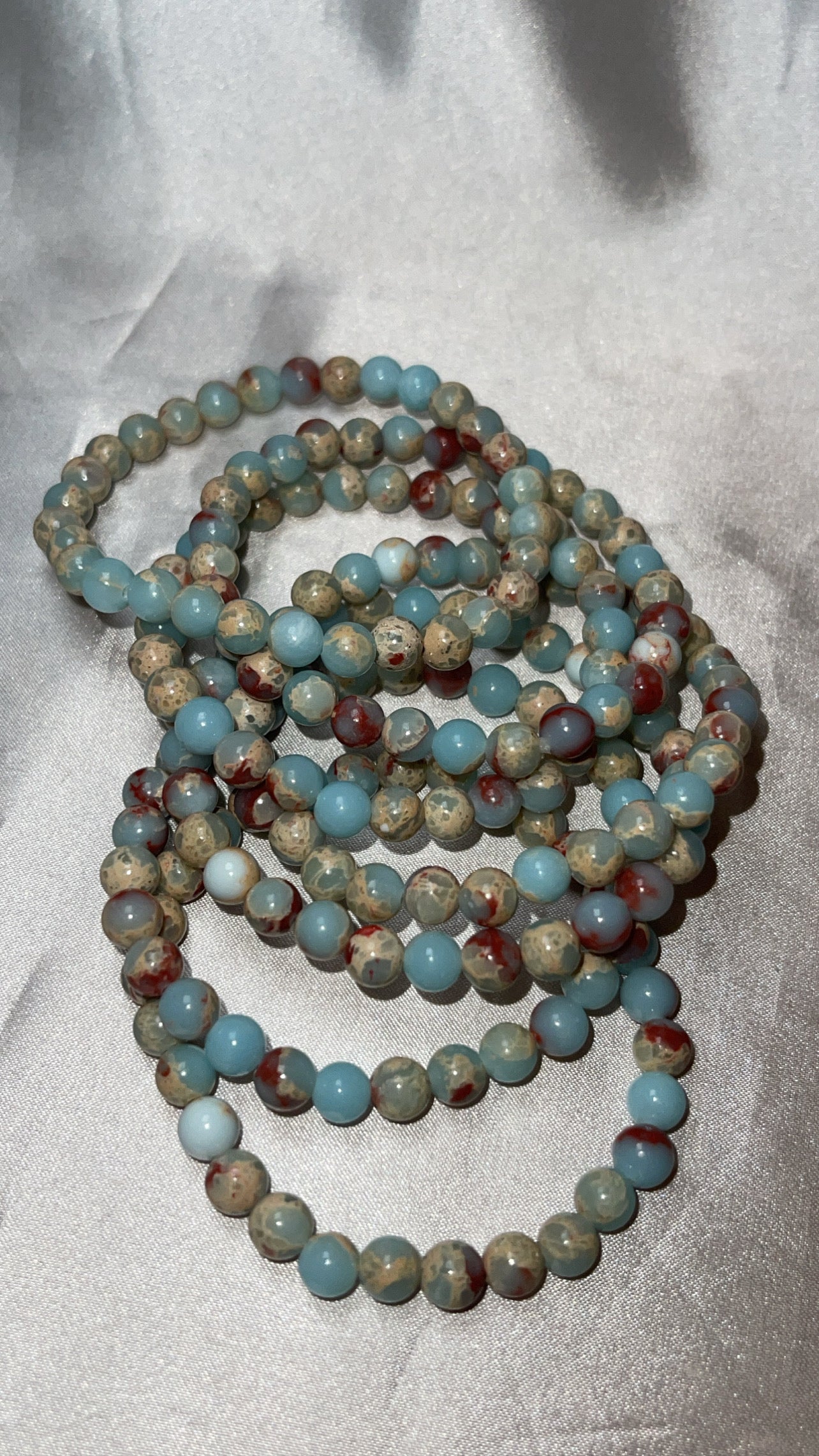 Sea Sediment 6mm Bracelet